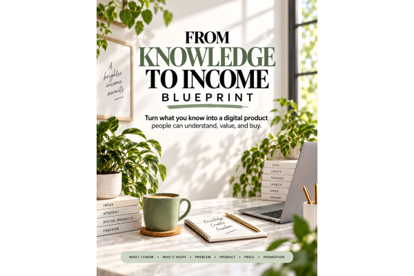 From Knowledge to Income Blueprint